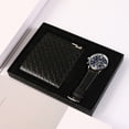 thumbnail image 2 of Gift Set Leather Wallet & Watch, PU Men's Accessories Box for Father's Day, 2 of 6
