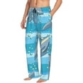 thumbnail image 6 of Pofeuu Dolphin Print Men's Pajama Pants, Soft Lounge Pajama Pants with big pockets for Men Plaid Pj Bottoms-X-Large, 6 of 6