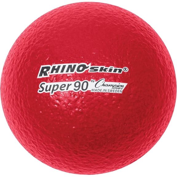 Champion Sports 3.25 Inch Rhino Skin High Bounce Super 90 Dodgeball – Single Ball (Colors May Vary)