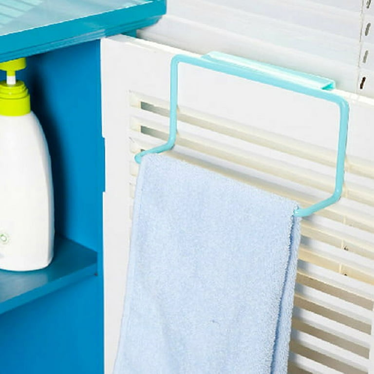 Bomutovy Kitchen Towel Holder Over Cabinet Door Hand Dish Towel Bar Rack Holders Stainless Steel Towel Rack Inside Cabinet Drawer for Bathroom and