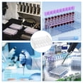 1 pc 24-Hole 5ML Acrylic Laboratory Test Tube Rack Clear 80x128x40mm ...