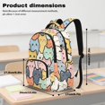thumbnail image 6 of SCRAWLGOD Cats Print Multicolored 17 Inch 600D Backpack, Multi-Pocket Kids Bookbag, Schoolbag for Middle School Travel Camping Vacation, Large Capacity Daypack, 6 of 7