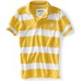 thumbnail image 1 of Aeropostale Mens Stripe A87 Rugby Polo Shirt, Amarillo, XX-Large, 1 of 1