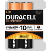 Duracell Coppertop Alkaline C Battery - MN1400 - C - Alkaline - 1.5 V DC - 8 / Pack