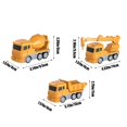 thumbnail image 4 of bxhwj Magnetic Construction Vehicle Toy, 3-in-1 Engineering Truck Set for Kids, Assembly Learning Building Kit for Ages 3+, Creative Gift for Boys and Girls, 4 of 7
