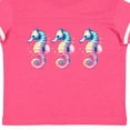 thumbnail image 4 of Inktastic Seahorse Cute Summer Girls Toddler T-Shirt, 4 of 5