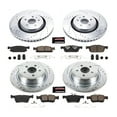 thumbnail image 3 of PowerStop Front and Rear Z23 Evolution Sport Carbon-Fiber Ceramic Brake Pad and Drilled & Slotted Rotor Kit Fits: FORD LINCOLN Select Models K7416, 3 of 10