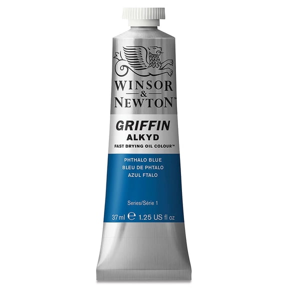 Winsor & Newton Griffin Alkyds - Phthalo Blue, 37 ml tube