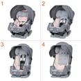 thumbnail image 7 of Baby Trend Cover Me 4 in 1 Convertible Car Seat w/Canopy, Desert Pink, 7 of 7