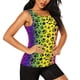 thumbnail image 2 of Balery Animal Paw Rainbow Camiseta sin mangas estampada ligera para mujer, tops de entrenamiento sin mangas, camisetas de yoga transpirables de secado rápido.-Medium, 2 of 7
