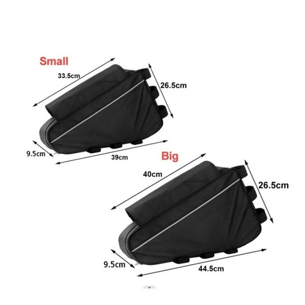 36V 48V 60V 72V For E Bike Electric Bicycle Triangle Battery Bag Black Bicycle