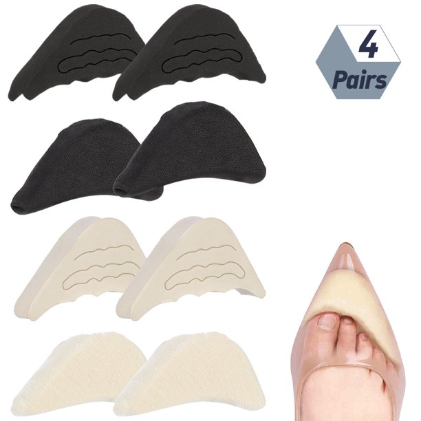 SHIYAO 4 Pairs Toe Filler Inserts Reusable Shoe Filler Inserts for Too