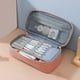thumbnail image 5 of Estuche de lona de gran capacidad para estudiantes con cremallera resistente y múltiples compartimentos. Organiza tus útiles escolares de forma eficiente para clases y sesiones de estudio., 5 of 7