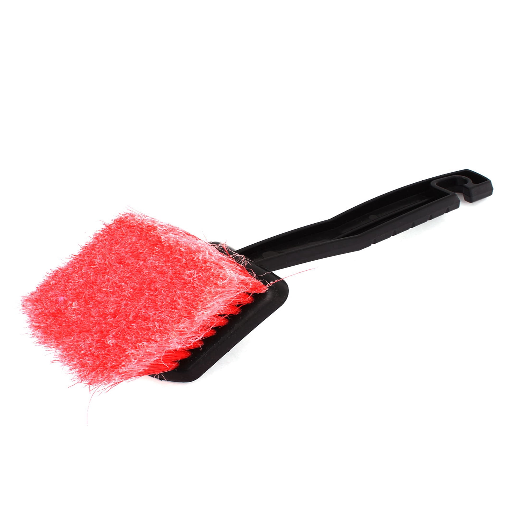 Unique Bargains Black 7" Long Handle Soft Bristle Car Wash Brush Detailing Cleaning Scrub