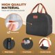 thumbnail image 3 of Bolsa Térmica EASYFUN para Almuerzo, Aislada y Antiderrames para Mujeres y Hombres, Negra, 3 of 7