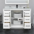thumbnail image 5 of Wyndham Collection Wcf414148s-Cxsxx-Mxx Strada 47" Single Free Standing Vanity Cabinet, 5 of 7