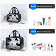 thumbnail image 3 of YAOMOBB Travel Makeup Bag Translucent Beauty Handbag Wet And Dry Separation Large Capacity Travel Toiletry Storage Organizer for Outdoor Use, 3 of 7