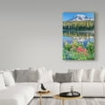 thumbnail image 3 of Trademark Fine Art 'Wildflowers Reflection' Canvas Art by Pierre Leclerc, 3 of 3