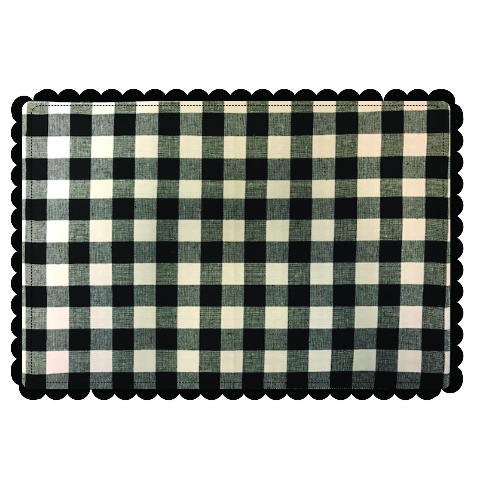 Coventry Buffalo Check Black Reversible Placemat (Set of 4)