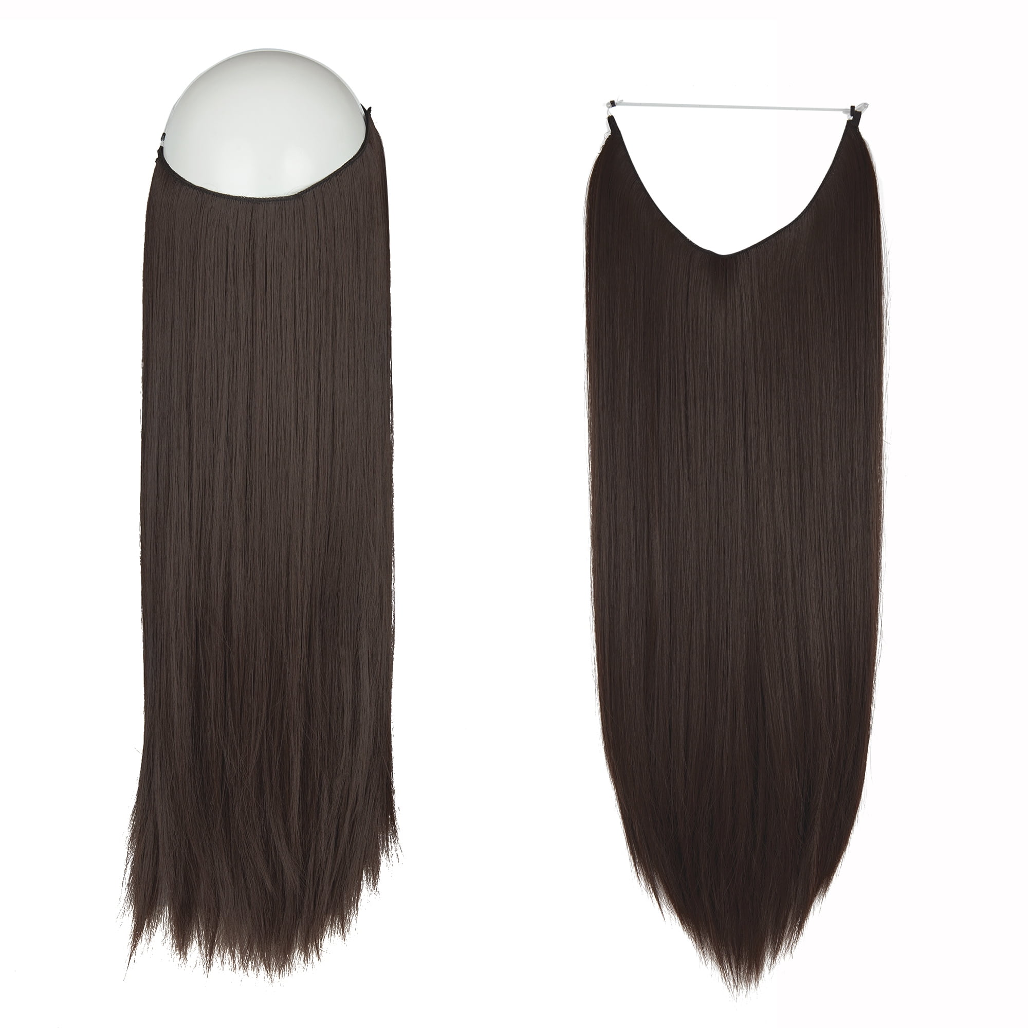 Soft Long Straight Hime Hair (Brown) - Roblox