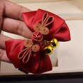 thumbnail image 3 of 2021 Nouvel An Animal Noeud Papillon Festive Réglable Chat Arc Collier Chiot Noeud Papillon Collier, 3 of 10
