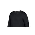 thumbnail image 2 of Adidas Men's Essential Fleece Pullover Crew Neck Sweatshirt - Black/White (L), 2 of 3