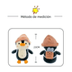 thumbnail image 5 of 2Pingüinos Negro Blanco Peluche Gorro Malubero, Rosa/Azul, 5 of 5