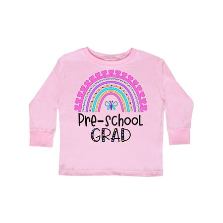 

Inktastic Pre-School Grad- Graduation Rainbow Gift Toddler Boy or Toddler Girl Long Sleeve T-Shirt