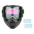thumbnail image 4 of HILABEE Welding Helmet Anti Splash Dimming Detachable Soldering Protector Face Cover Standard and 20 Lens, 4 of 9