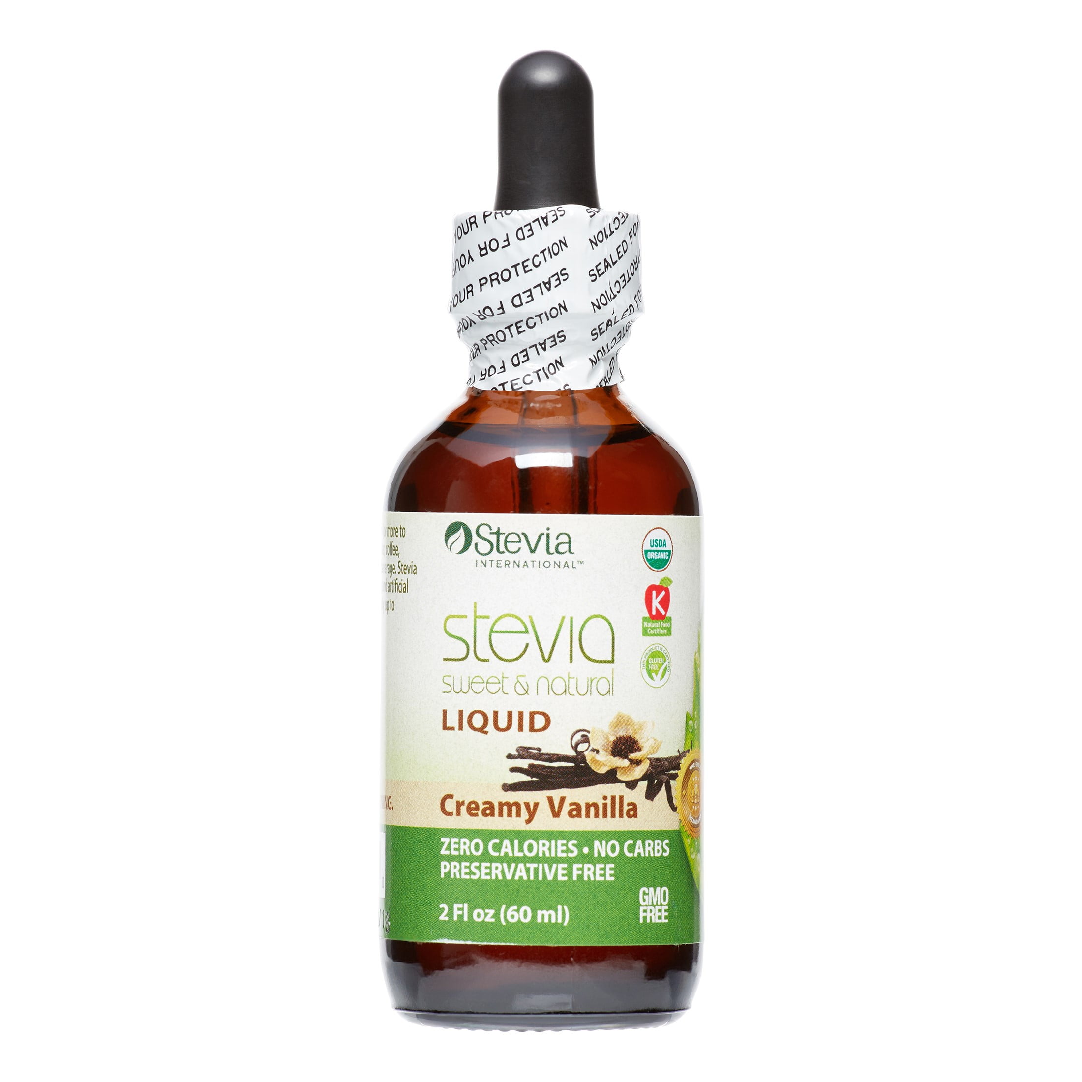 Stevia International Creamy Vanilla Stevia Liquid, 2 Oz
