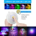 thumbnail image 4 of DYstyle Underwater LED Disco Light Submersible Floating Light with Waterproof Color Changing for Swimming Pool Bathroom Pond Spa Hot, 4 of 5