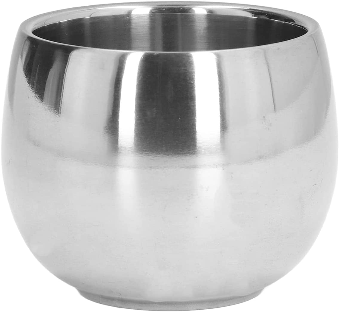 Stainless Steel Insulated Coffee Mugs, 4 Pack 150ml Double Layer, For Espresso Tea, Outdoor Camping Travel