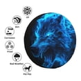 thumbnail image 4 of Fotbe Wolf Funda de Llanta de Repuesto con Estampado, Engrosada, Ajuste Universal para Jeep, Remolque, RV, SUV, Camión-17 inch, 4 of 6