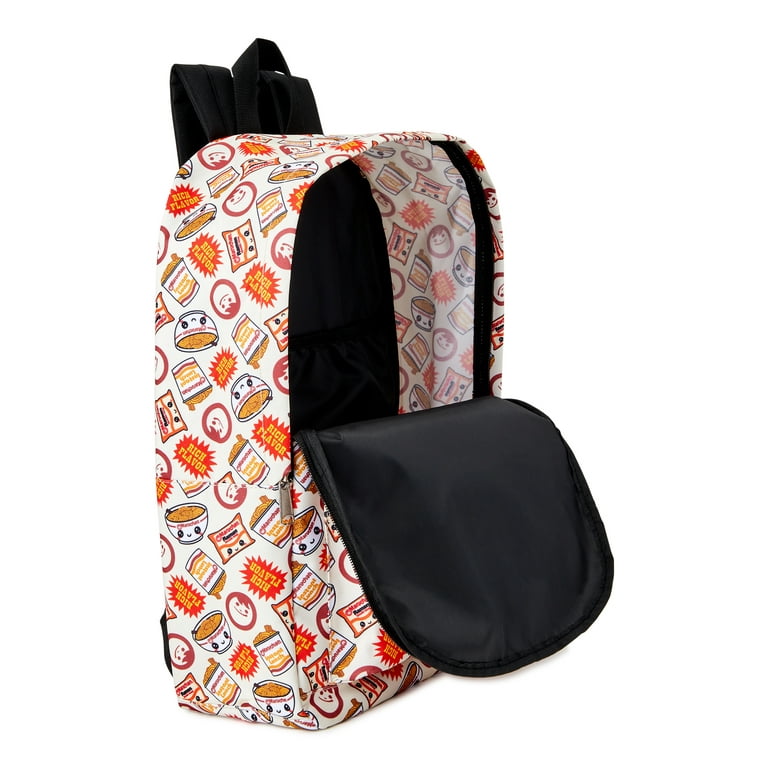 Maruchan Unisex Backpack with Internal Laptop Sleeve, Multi Maruchan Unisex Backpack with Internal Laptop Sleeve, Multi