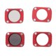 thumbnail image 3 of Kit de de lente de 4 piezas con óptico para accesorios de cámara de bolsillo de aviones, rojo, 3 of 7