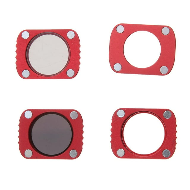 Kit de de lente de 4 piezas con óptico para accesorios de cámara de bolsillo de , rojo Hugo Filtro de la cámara del abejón