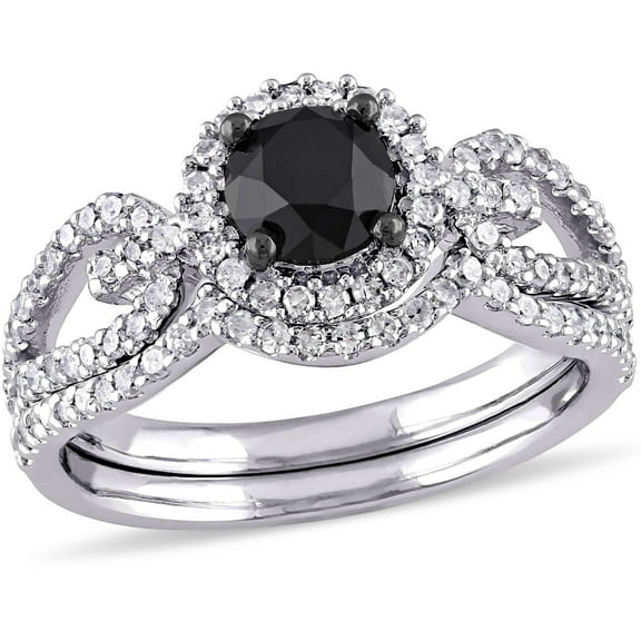 Everly Women's Diamond 10k White Gold Bridal Set