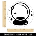 thumbnail image 2 of Fortune Teller Magical Crystal Ball Self-Inking Rubber Stamp Ink Stamper - Red Ink - Small 3/4 Inch, 2 of 7