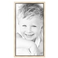 thumbnail image 2 of ArtToFrames 22" x 41" Silver with Black Lip Picture Frame, 22x41 inch Multi Wood Poster Frame (WOM-5193),  Pack, 2 of 7