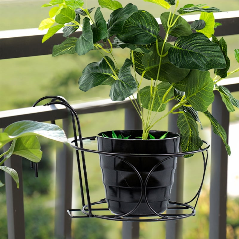 Over The Rail Flower Pot Stand Balcony Railing Hanging