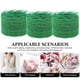 thumbnail image 4 of Embroidered Lace Ribbon Trim 3Pcs Fabric Accessory for Scrapbook Gift Wrap Bridal Wedding Green Decor, 4 of 4