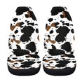 thumbnail image 5 of XYZCANDO Cow Print Pattern Car Front Seat Covers for Man Interior Decor Front Seat Covers for Cars Washable Waterproof, for Truck Sedan Vehicle, 5 of 10