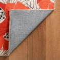 thumbnail image 3 of Dash & Albert Japanese Poppy Machine Washable Rug, 6' x 9', Multi, 3 of 7