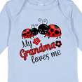 thumbnail image 4 of Inktastic My Grandma Loves Me with Cute Ladybugs Boys or Girls Long Sleeve Baby Bodysuit, 4 of 5
