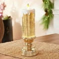 thumbnail image 2 of LED Christmas Candle with Base Flameless Candles Colorful Fantasy Crystal Candle Tourist Souvenir LED Night Lamp Battery Operated, 2 of 11