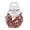 Pink, variant on 2.5" Pearl Lace Scrunchie Hair Ties for Women  Girls, 2 PCS
