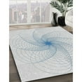 thumbnail image 3 of Ahgly Company Machine Washable Indoor Rectangle Transitional Roman Silver Gray Area Rugs, 4' x 6', 3 of 7