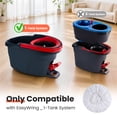 thumbnail image 3 of Spin Mop Head Replacements Compatible with O-Cedar EasyWring, Mop Head Refills for 1-Tank System, Washable & Reusable, Deep Cleaning, Easy to Repalce, 1 CT (Pack of 2), 3 of 14