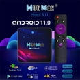 thumbnail image 2 of H96 Max Smart Tv Box Android V11 Rk3318 Rockchip Dual Wifi 2.4g/5g Bt 4.0 4k Digital Television Set Top, 2 of 8