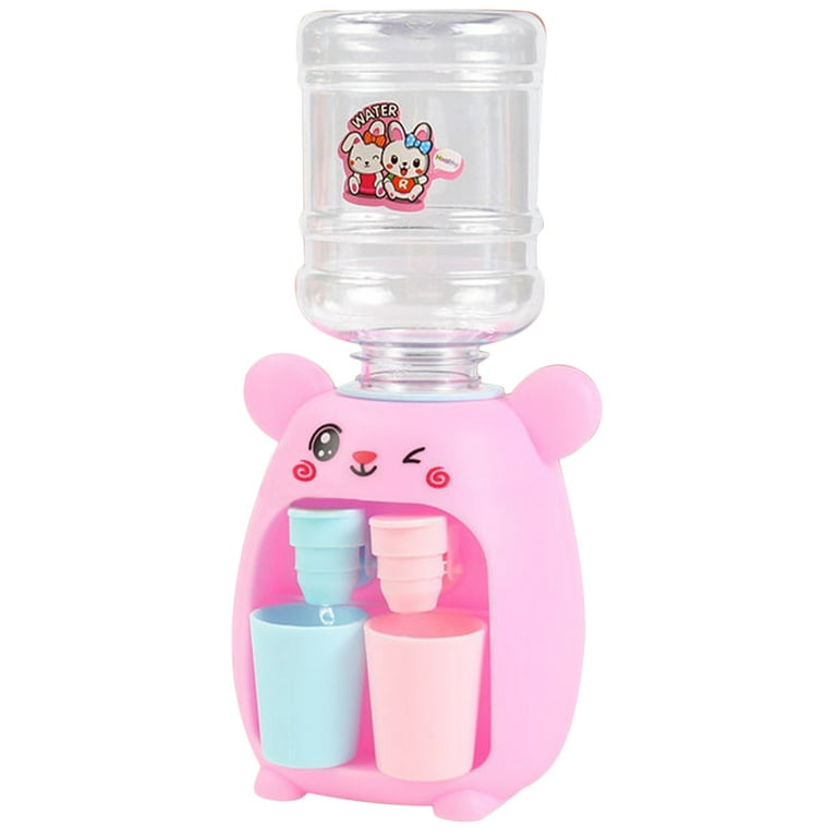 Bestonzon Kids Mini Water Dispenser Lovely Water Machine Water Toy for Kids  Mini Water Dispenser Toy 